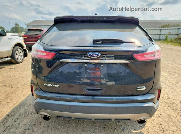 2FMPK3J96KBC08243 2019 FORD EDGE Black Widok z tyłu