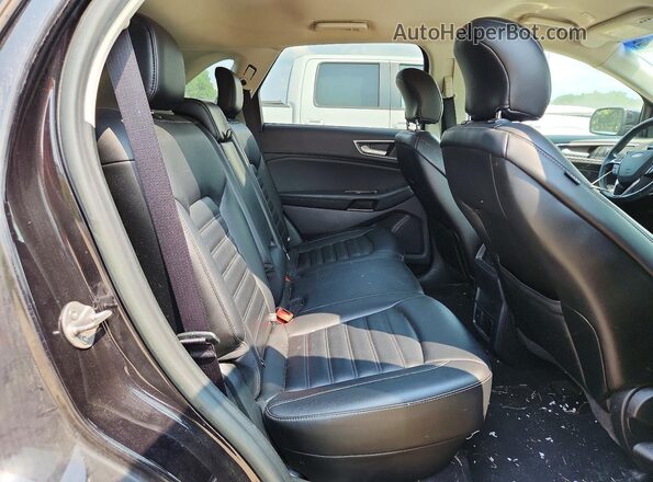 2FMPK3J96KBC08243 2019 FORD EDGE Black Widok wnętrza z tyłu