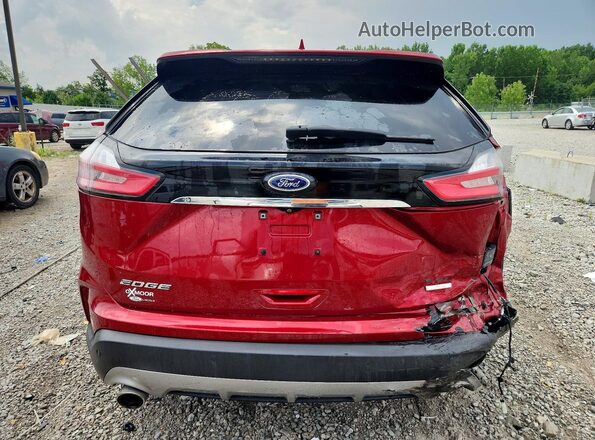 2FMPK3J96KBC59449 2019 FORD EDGE Red Vista trasera