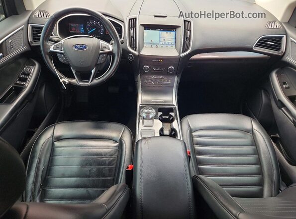 2FMPK3J96KBC59449 2019 FORD EDGE Red Vista del salpicadero
