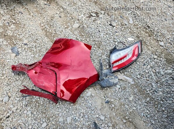 2FMPK3J96KBC59449 2019 FORD EDGE Red Vista del compartimento del motor