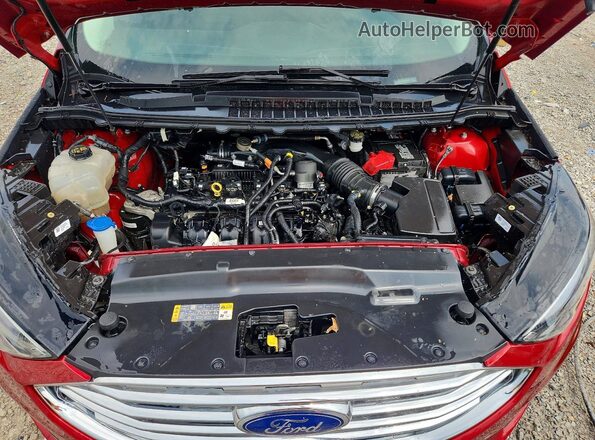 2FMPK3J96KBC59449 2019 FORD EDGE Red Vista interior trasera