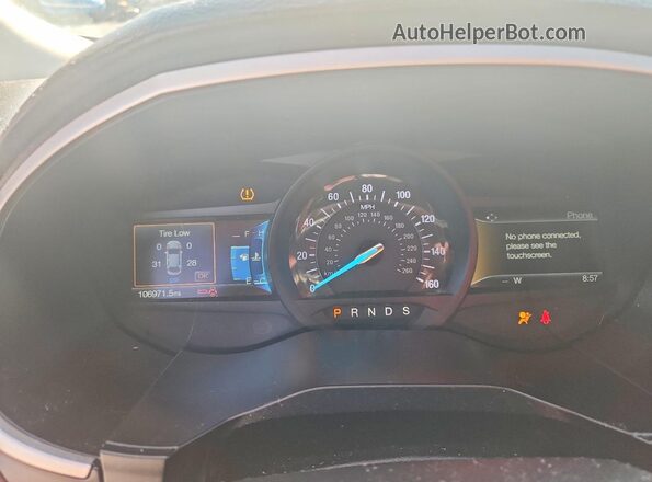 2FMPK3J96LBA44039 2020 FORD EDGE Серебряный Вид щитка приборов