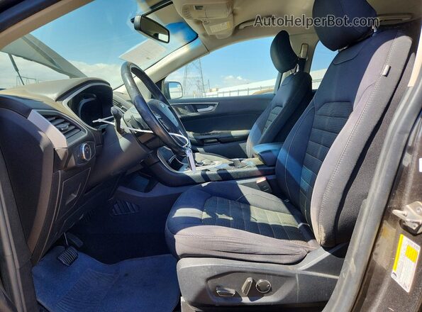 2FMPK3J97GBB11544 2016 FORD EDGE Gray Вид салону спереду