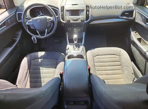 2FMPK3J97GBB11544 2016 FORD EDGE Gray Вид задніх сидінь