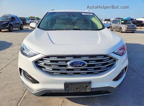 2FMPK3J97KBB48781 2019 FORD EDGE White წინა ხედი