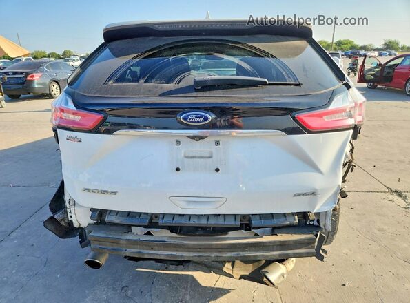 2FMPK3J97KBB48781 2019 FORD EDGE White უკანა ხედი