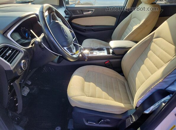 2FMPK3J97KBB48781 2019 FORD EDGE White წინა სალონის ხედი
