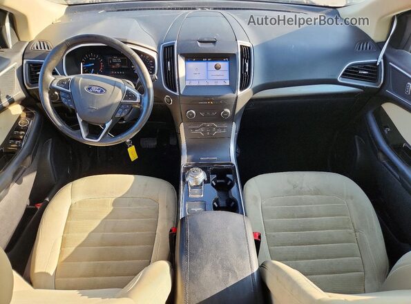 2FMPK3J97KBB48781 2019 FORD EDGE White წინა პანელის ხედი
