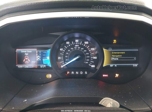 2FMPK3J97KBC21678 2019 FORD EDGE White Հետևի նստատեղերի տեսք