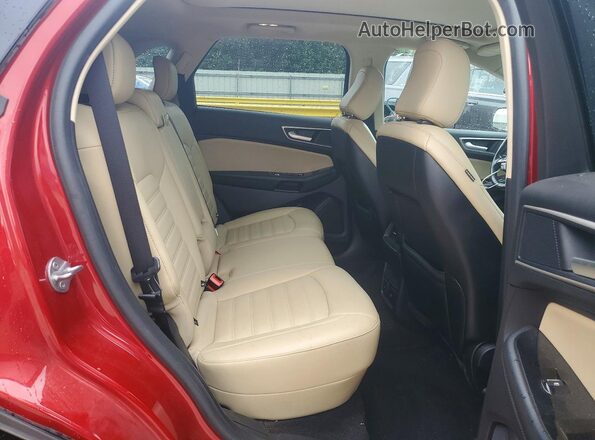 2FMPK3J97LBB00621 2020 FORD EDGE Красный Вид задней части салона