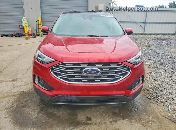 2FMPK3J97LBB00621 2020 FORD EDGE Красный Вид спереди