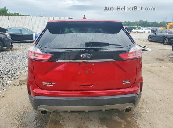 2FMPK3J97LBB00621 2020 FORD EDGE Красный Вид сзади