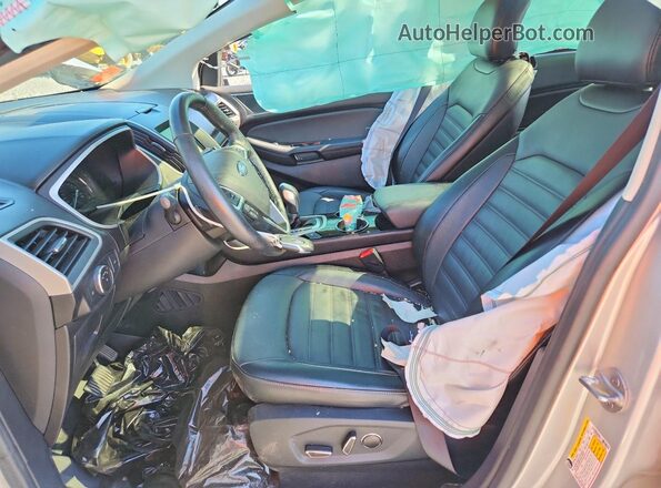 2FMPK3J98GBC51456 2016 FORD EDGE Silver Widok wnętrza z przodu