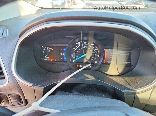 2FMPK3J98GBC51456 2016 FORD EDGE Silver Widok zestawu wskaźników
