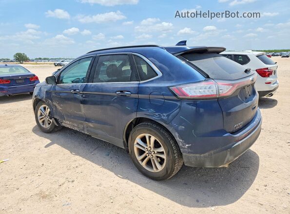 2FMPK3J98HBB26992 2017 FORD EDGE Blue უკანა მარცხენა