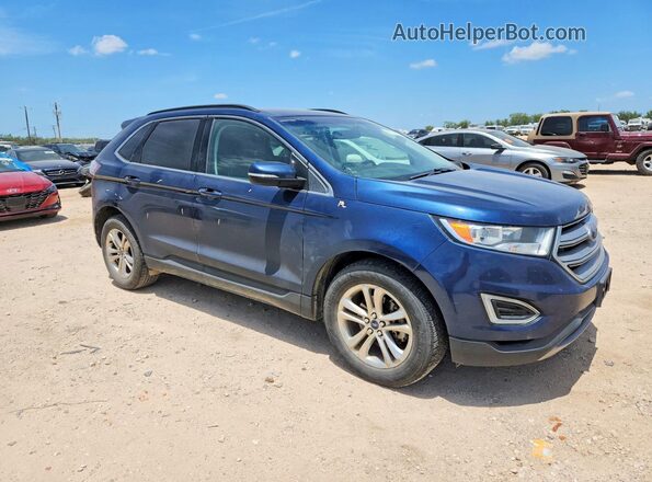 2FMPK3J98HBB26992 2017 FORD EDGE Blue წინა მარჯვენა