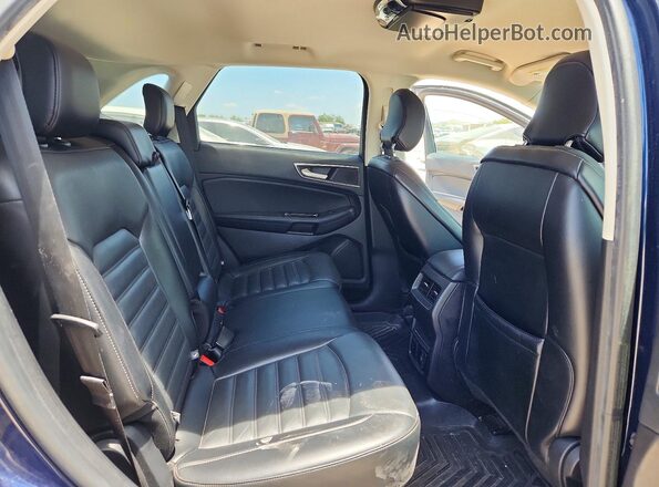 2FMPK3J98HBB26992 2017 FORD EDGE Blue უკანა სალონის ხედი