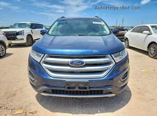 2FMPK3J98HBB26992 2017 FORD EDGE Blue წინა ხედი