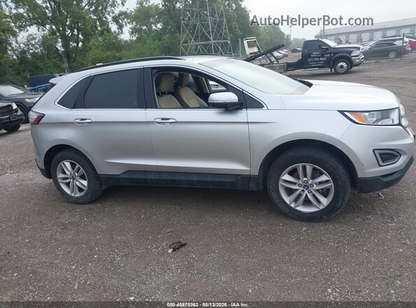2FMPK3J98HBB58700 2017 FORD EDGE Silver Սալոնի հետևի տեսք