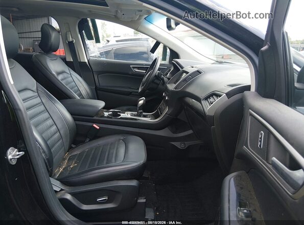 2FMPK3J98HBC42774 2017 FORD EDGE Black Vista interior delantera