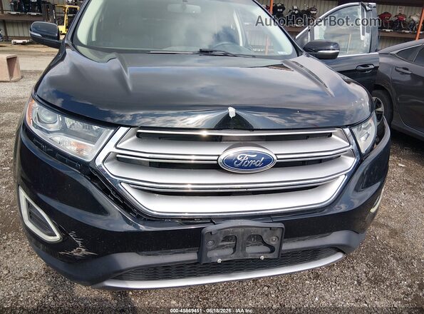 2FMPK3J98HBC42774 2017 FORD EDGE Black Vista frontal