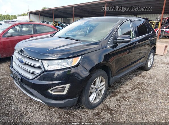2FMPK3J98HBC42774 2017 FORD EDGE Black Vista tres cuartos delantera izquierda