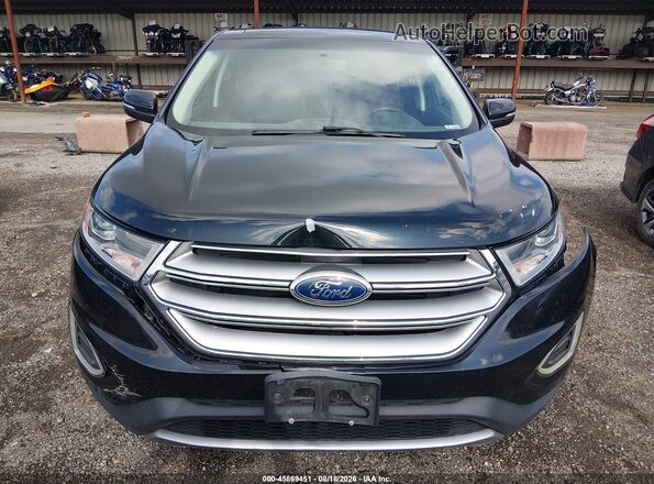 2FMPK3J98HBC42774 2017 FORD EDGE Black Vista del cuadro de instrumentos