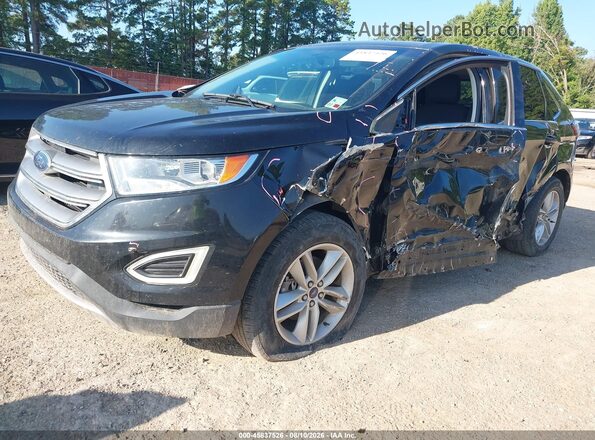 2FMPK3J98JBB38808 2018 FORD EDGE Black Przód lewy