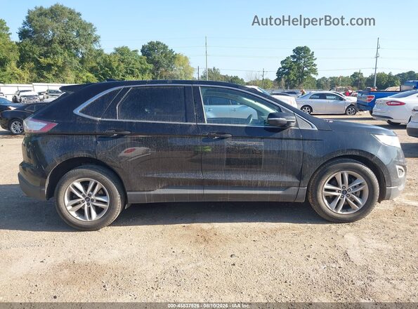 2FMPK3J98JBB38808 2018 FORD EDGE Black Widok wnętrza z tyłu
