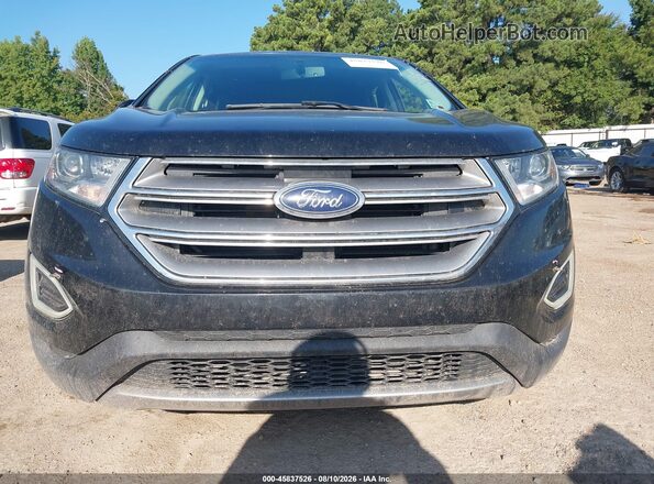 2FMPK3J98JBB38808 2018 FORD EDGE Black Widok zestawu wskaźników