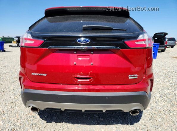 2FMPK3J98LBA13584 2020 FORD EDGE Red Հետևի տեսք