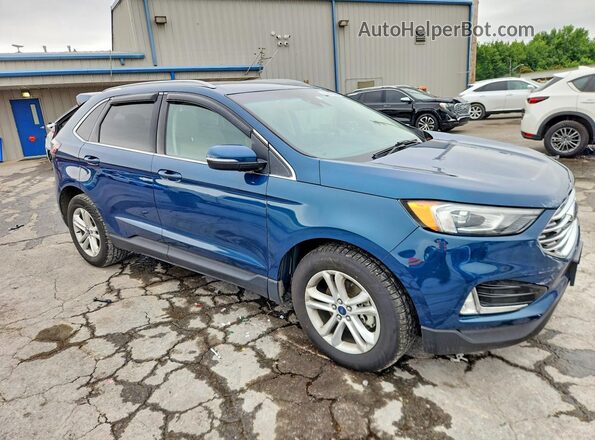 2FMPK3J98LBA66768 2020 FORD EDGE Blue Передня права чверть