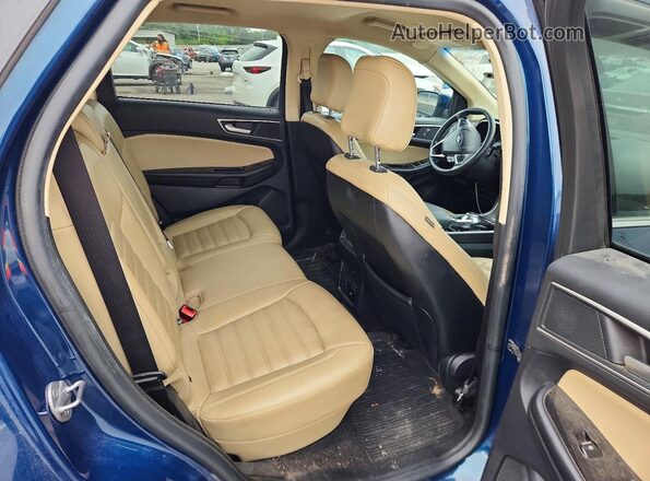 2FMPK3J98LBA66768 2020 FORD EDGE Blue Вид задньої частини салону