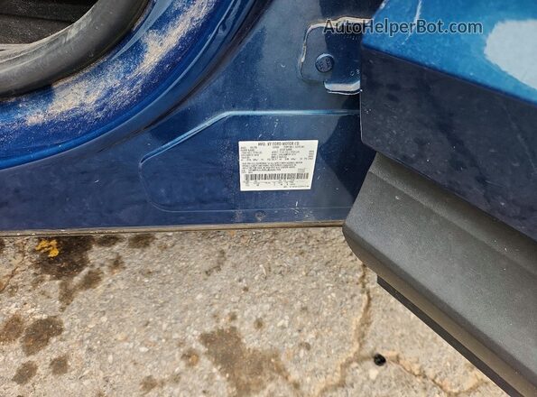 2FMPK3J98LBA66768 2020 FORD EDGE Blue Вид наклейки з VIN-кодом