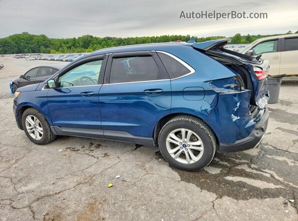 2FMPK3J98LBA66768 2020 FORD EDGE Blue Задня ліва чверть