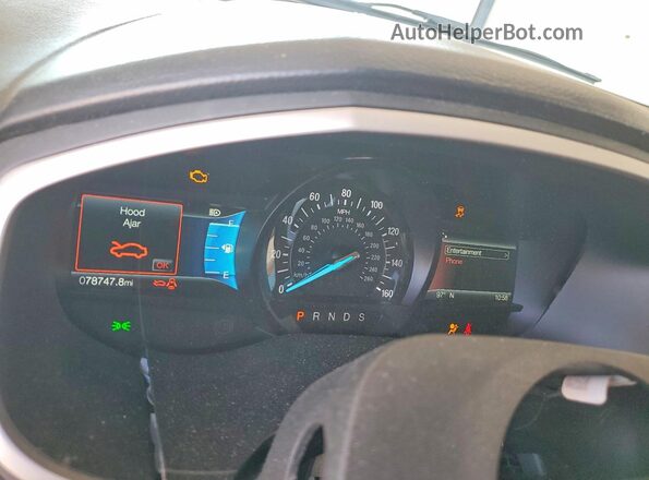 2FMPK3J98LBA82470 2020 FORD EDGE Gray ხელსაწყოთა პანელის ხედი