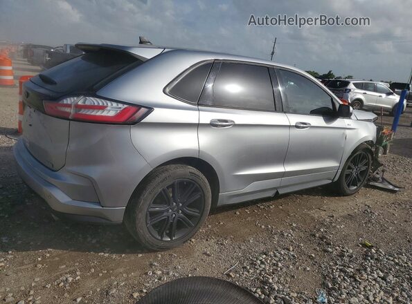 2FMPK3J98LBB55756 2020 FORD EDGE Silver Rear right