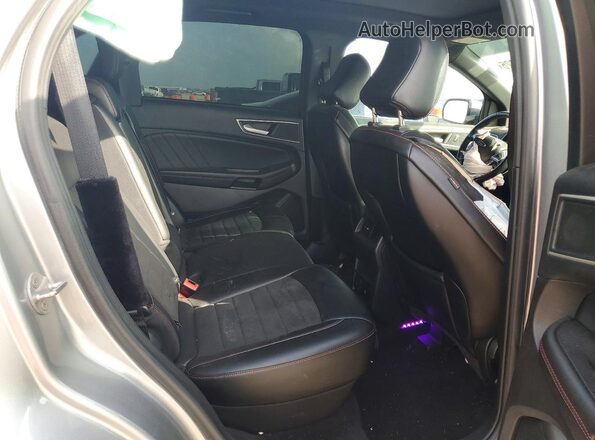 2FMPK3J98LBB55756 2020 FORD EDGE Silver Rear seats view