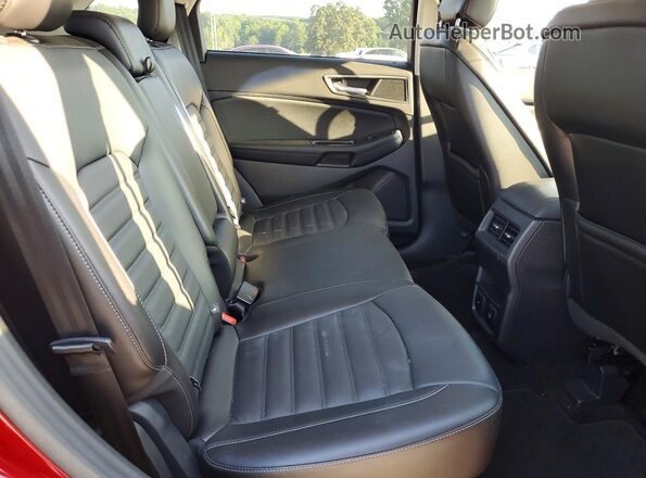 2FMPK3J99GBC39834 2016 FORD EDGE Red Widok wnętrza z tyłu