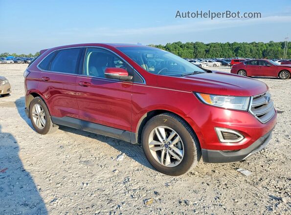 2FMPK3J99GBC39834 2016 FORD EDGE Red Przód prawy