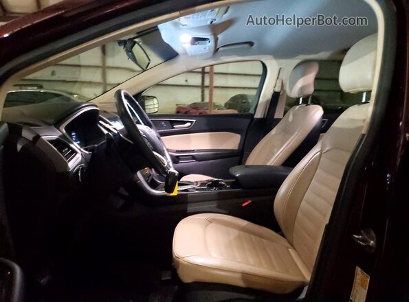 2FMPK3J99HBB66580 2017 FORD EDGE Purple წინა სალონის ხედი