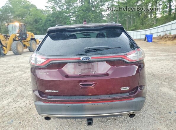 2FMPK3J99HBB66580 2017 FORD EDGE Purple უკანა ხედი