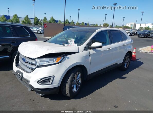 2FMPK3J99JBC07067 2018 FORD EDGE White Передня ліва чверть