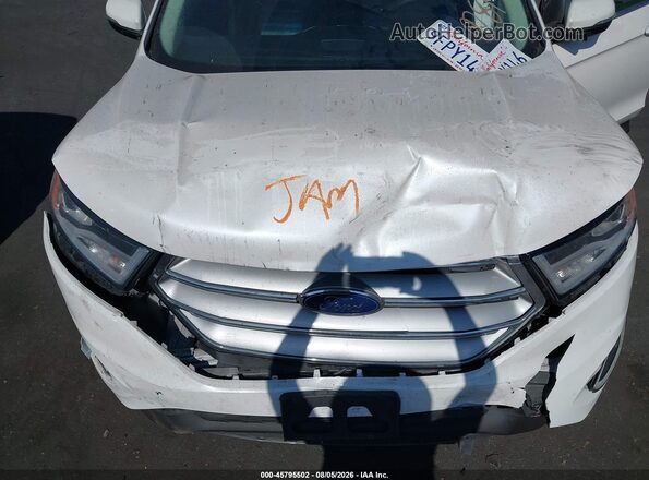 2FMPK3J99JBC07067 2018 FORD EDGE White Вид ззаду