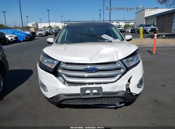 2FMPK3J99JBC07067 2018 FORD EDGE White Вид щитка приладів