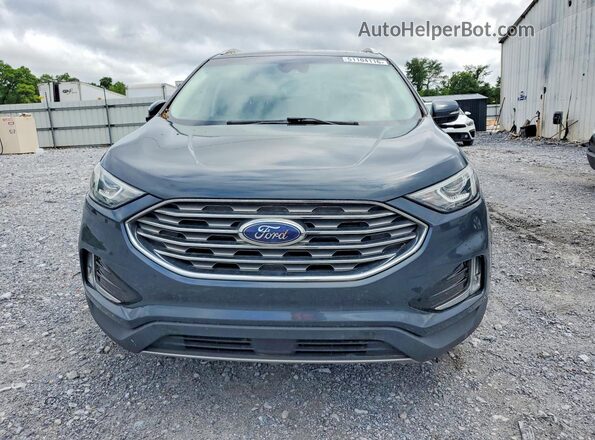 2FMPK3J99KBB08301 2019 FORD EDGE Blue Դիմացի տեսք