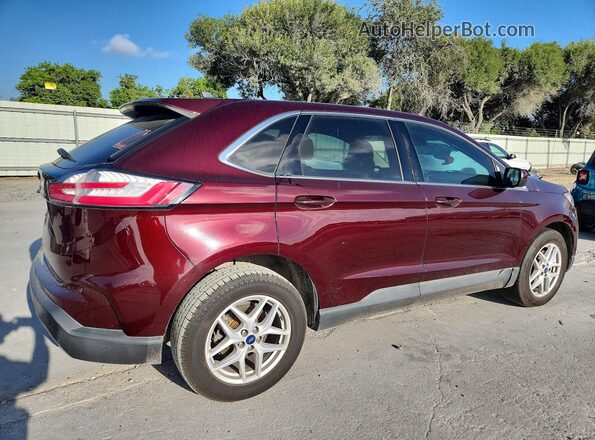 2FMPK3J99MBA01641 2021 FORD EDGE Темно-бордовый Задняя правая четверть