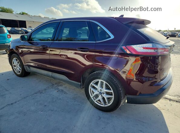 2FMPK3J99MBA01641 2021 FORD EDGE Темно-бордовый Задняя левая четверть