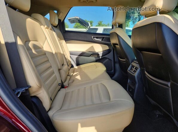 2FMPK3J99MBA01641 2021 FORD EDGE Темно-бордовый Вид задних сидений